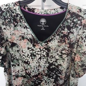 Healing Hands scrubs top
